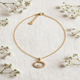 LUNA HEART GOLD PENDANT NECKLACE view 2