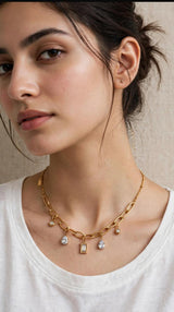 CHARM DROPLET NECKLACE view 3