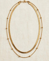 DUAL LAYER SNAKE & BALL CHAIN view 2