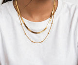 DUAL LAYER SNAKE & BALL CHAIN view 3