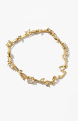 CRYSTAL VINE LEAF BRACELET view 2