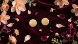 AURA GOLD COIN STUDS view 1