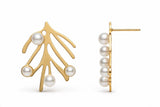 PEARL BRANCH EARRINGS view 2