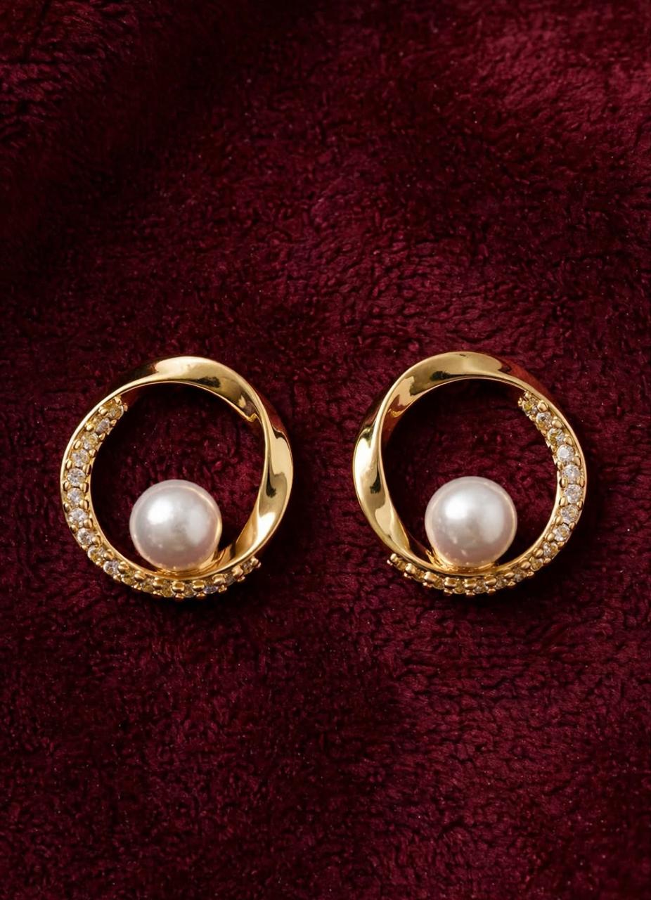 ORBIT PEARL EARRINGS