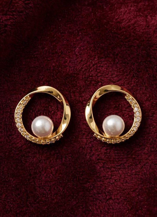 ORBIT PEARL EARRINGS