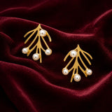 PEARL BRANCH EARRINGS view 1